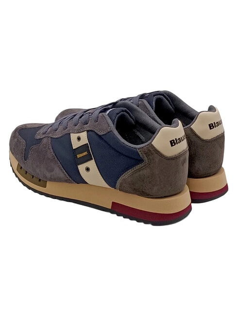 QUEENS Turnschuhe Marineblau/Taupe - Herrenschuhe