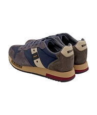 BLAUER QUEENS Turnschuhe Marineblau/Taupe - Herrenschuhe - 5