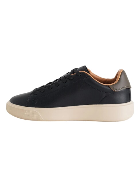 BUCK Ledersneakers schwarz/milit&auml;risch - Herrenschuhe