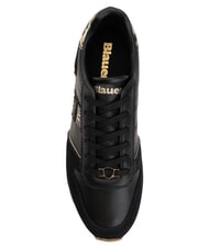 BLAUER MILLS Damen-Sneaker schwarz/leopard - Damenschuhe - 4