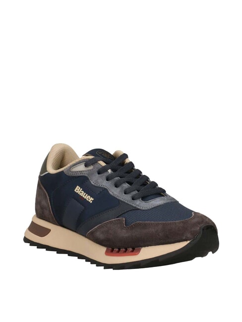 RYDER Turnschuhe marineblau/braun - Herrenschuhe