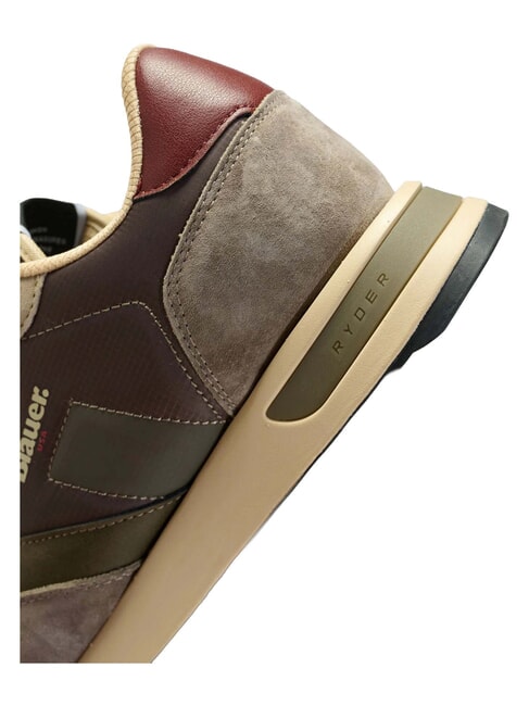 RYDER Turnschuhe Milit&auml;r/Taupe - Herrenschuhe