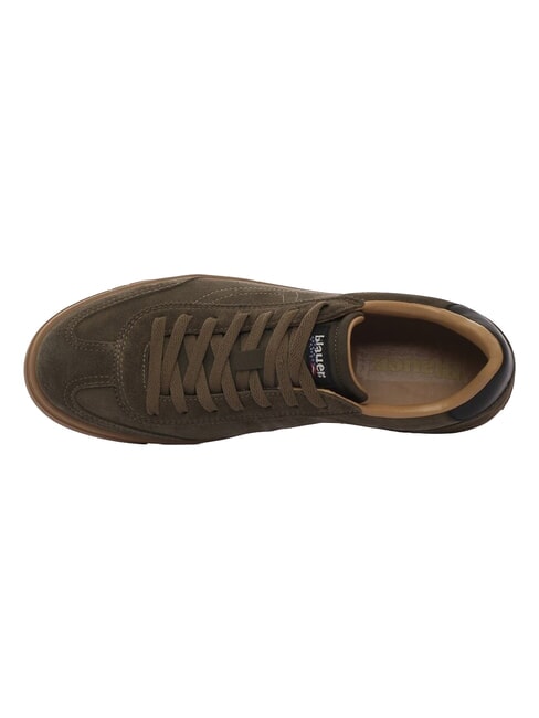 LOWELL Ledersneakers MILIT&Auml;RGR&Uuml;N - Herrenschuhe