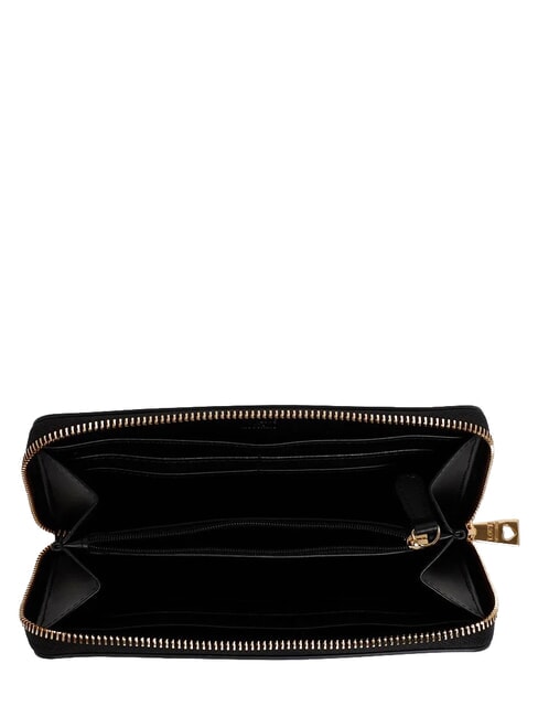 EMBOSSED QUILTED Gro&szlig;e Geldb&ouml;rse mit Rei&szlig;verschluss Schwarz - Brieftaschen Damen