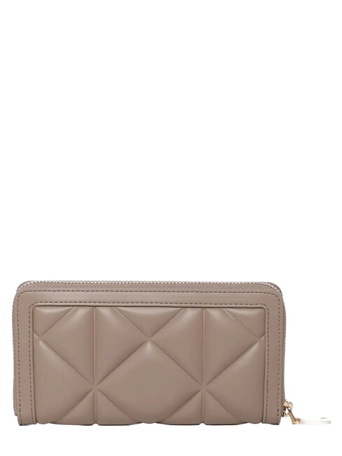 EMBOSSED QUILTED Gro&szlig;e Geldb&ouml;rse mit Rei&szlig;verschluss Sand - Brieftaschen Damen