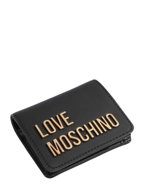 BOLD LOVE Kompakte Geldb&ouml;rse mit Rei&szlig;verschluss Schwarz - Brieftaschen Damen
