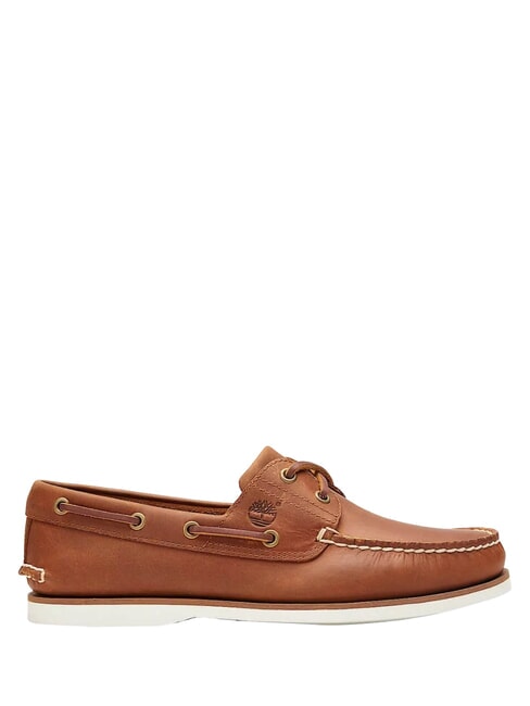 Classic Boat 2 Eye Bootsschuhe aus Leder Aprikosen-Buff - Herrenschuhe
