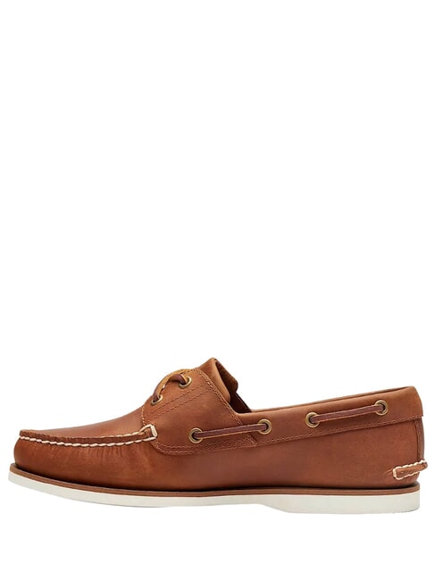 Classic Boat 2 Eye Bootsschuhe aus Leder Aprikosen-Buff - Herrenschuhe