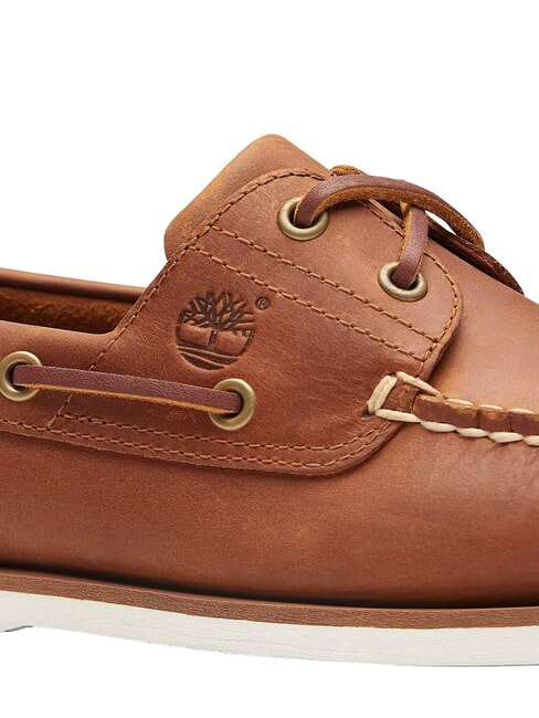 Classic Boat 2 Eye Bootsschuhe aus Leder Aprikosen-Buff - Herrenschuhe