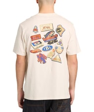 TIMBERLAND MAGNET Kurzarm-T-Shirt aus reiner Baumwolle vintage wei&szlig; - Herren-T-Shirts - 2