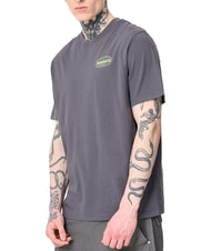 TIMBERLAND GAS STATION Kurzarm-T-Shirt aus reiner Baumwolle geschw&auml;rzte Perle - Herren-T-Shirts - 4
