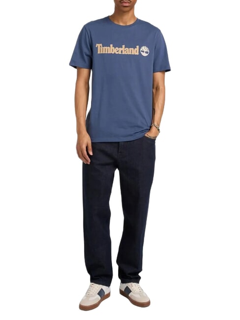KENNEBEC RIVER LINEAR LOGO Baumwoll t-shirt Ozean - Herren-T-Shirts