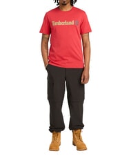 TIMBERLAND KENNEBEC RIVER LINEAR LOGO Baumwoll t-shirt Amerikanische Sch&ouml;nheit - Herren-T-Shirts - 3