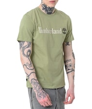 TIMBERLAND KENNEBEC RIVER LINEAR LOGO Baumwoll t-shirt hellgr&uuml;n - Herren-T-Shirts - 4