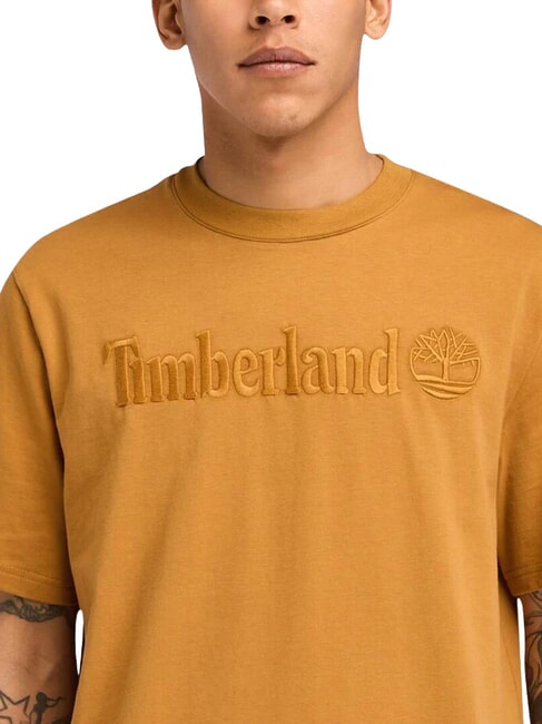 EMBROIDERY TONAL Baumwoll t-shirt Weizenstiefel - Herren-T-Shirts