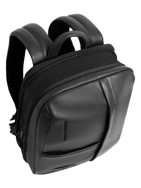 RUSSEL 14-Zoll-Laptop-Rucksack aus Leder Schwarz - PC-Rucks&auml;cke