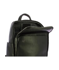 PIQUADRO BLACK SQUARE 13-Zoll-Laptop-Rucksack aus Leder Schwarz - PC-Rucks&auml;cke - 4