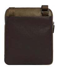 PIQUADRO BLACK SQUARE  Flache Ledertasche gr&uuml;n / dunkelbraun - Umh&auml;ngetaschen Herren - 3