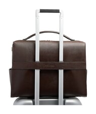 PIQUADRO PATRICIA 14-Zoll-Laptoptasche aus Leder BRAUN - Arbeitstaschen - 3