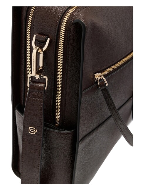 PATRICIA 14-Zoll-Laptoptasche aus Leder BRAUN - Arbeitstaschen