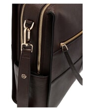 PIQUADRO PATRICIA 14-Zoll-Laptoptasche aus Leder BRAUN - Arbeitstaschen - 4