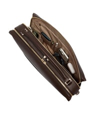 PIQUADRO PATRICIA 14-Zoll-Laptoptasche aus Leder BRAUN - Arbeitstaschen - 5