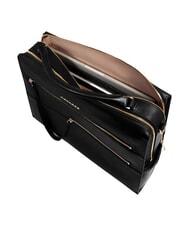 PIQUADRO PATRICIA 14-Zoll-Laptoptasche aus Leder Schwarz - Arbeitstaschen - 4