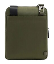 PIQUADRO WOLLEM iPad Mini-Tasche aus Stoff und Leder GR&Uuml;N - Umh&auml;ngetaschen Herren - 3