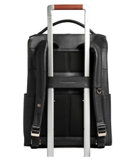 PIQUADRO PATRICIA 15,6-Zoll-Laptop-Rucksack aus Leder Schwarz - Damentaschen - 3