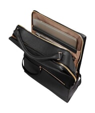 PIQUADRO PATRICIA 15,6-Zoll-Laptop-Rucksack aus Leder Schwarz - Damentaschen - 5