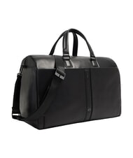 PIQUADRO W143 Reisetasche aus Leder Schwarz - Reisetaschen - 2