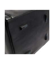 PIQUADRO W143 Reisetasche aus Leder Schwarz - Reisetaschen - 5