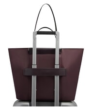 PIQUADRO LYRA 14-Zoll-Laptop-Einkaufstasche Burgunder 2 - Damentaschen - 3