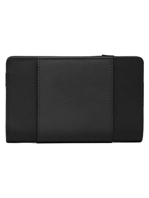 LYRA Ledergeldb&ouml;rse Schwarz - Brieftaschen Damen