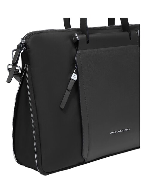LYRA 15,6-Zoll-Laptoptasche, erweiterbar Schwarz - Arbeitstaschen
