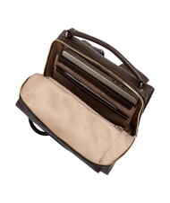 PIQUADRO W140 Damen-Lederrucksack f&uuml;r 14-Zoll-Laptop BRAUN - PC-Rucks&auml;cke - 4