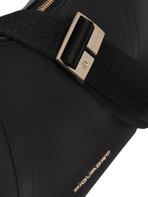 CIRCLE Schultertasche, Leder Schwarz - Damentaschen