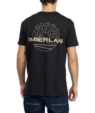TIMBERLAND Y2K Baumwoll-T-Shirt, kurze &Auml;rmel SCHWARZ - Herren-T-Shirts - 2