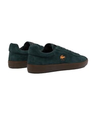 LACOSTE BASESHOT Ledersneakers dunkelgr&uuml;n/dunkelgummi - Herrenschuhe - 4