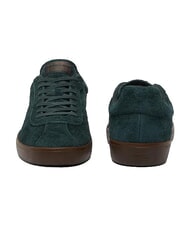 LACOSTE BASESHOT Ledersneakers dunkelgr&uuml;n/dunkelgummi - Herrenschuhe - 5
