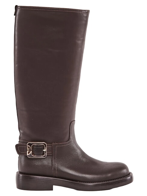 LOLA Lederstiefel Kaffee - Damenschuhe