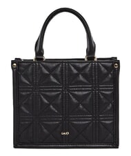 GAUD&Igrave; LETIZIA Mini-Einkaufstasche mit Anh&auml;nger SCHWARZ - Damentaschen - 3