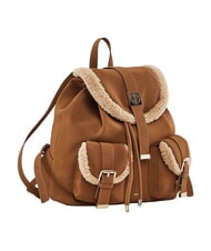 GAUD&Igrave; LYNN Rucksack mit Taschen und Metalllogo br&auml;unen - Damentaschen - 3