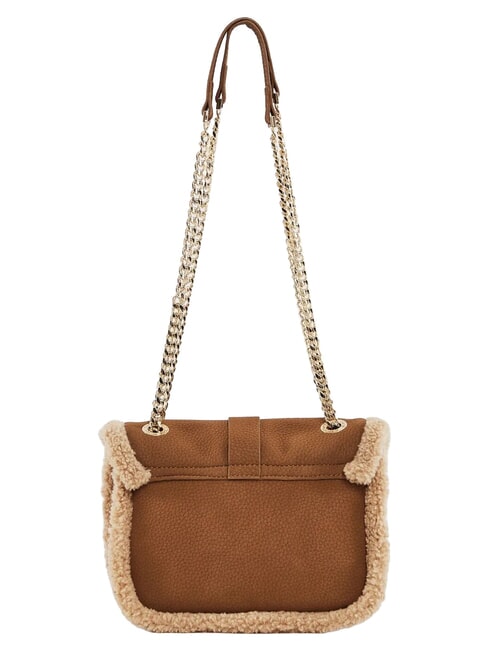 LYNN Mini-Tasche mit Ketten-Schulterriemen br&auml;unen - Damentaschen