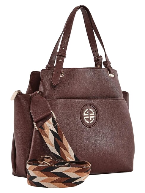 GINNIE Handtasche mit Schulterriemen Schokolade - Damentaschen