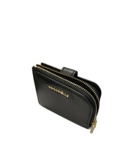 COCCINELLE METALLIC SOFT Mini-Geldb&ouml;rse aus Leder Schwarz - Brieftaschen Damen - 3