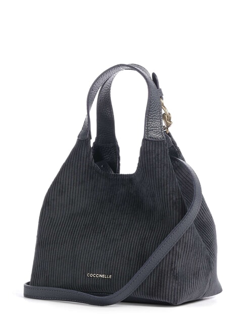 C-EASY CORDURO Schultertasche mit Schultergurt Mitternachtsblau - Damentaschen