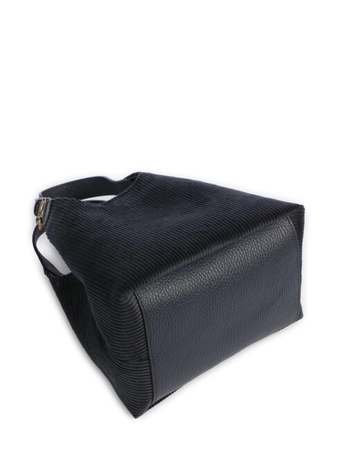 C-EASY CORDURO Schultertasche mit Schultergurt Mitternachtsblau - Damentaschen