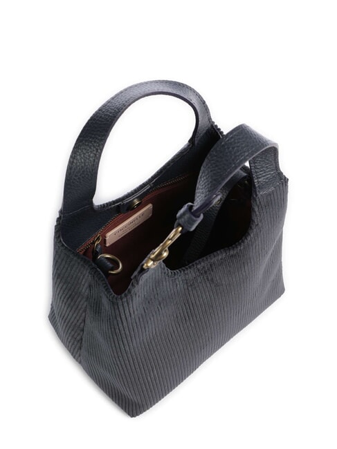 C-EASY CORDURO Schultertasche mit Schultergurt Mitternachtsblau - Damentaschen