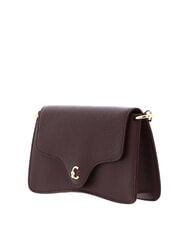 COCCINELLE C-ME Tasche aus geh&auml;mmertem Leder mit Klappe - Damentaschen